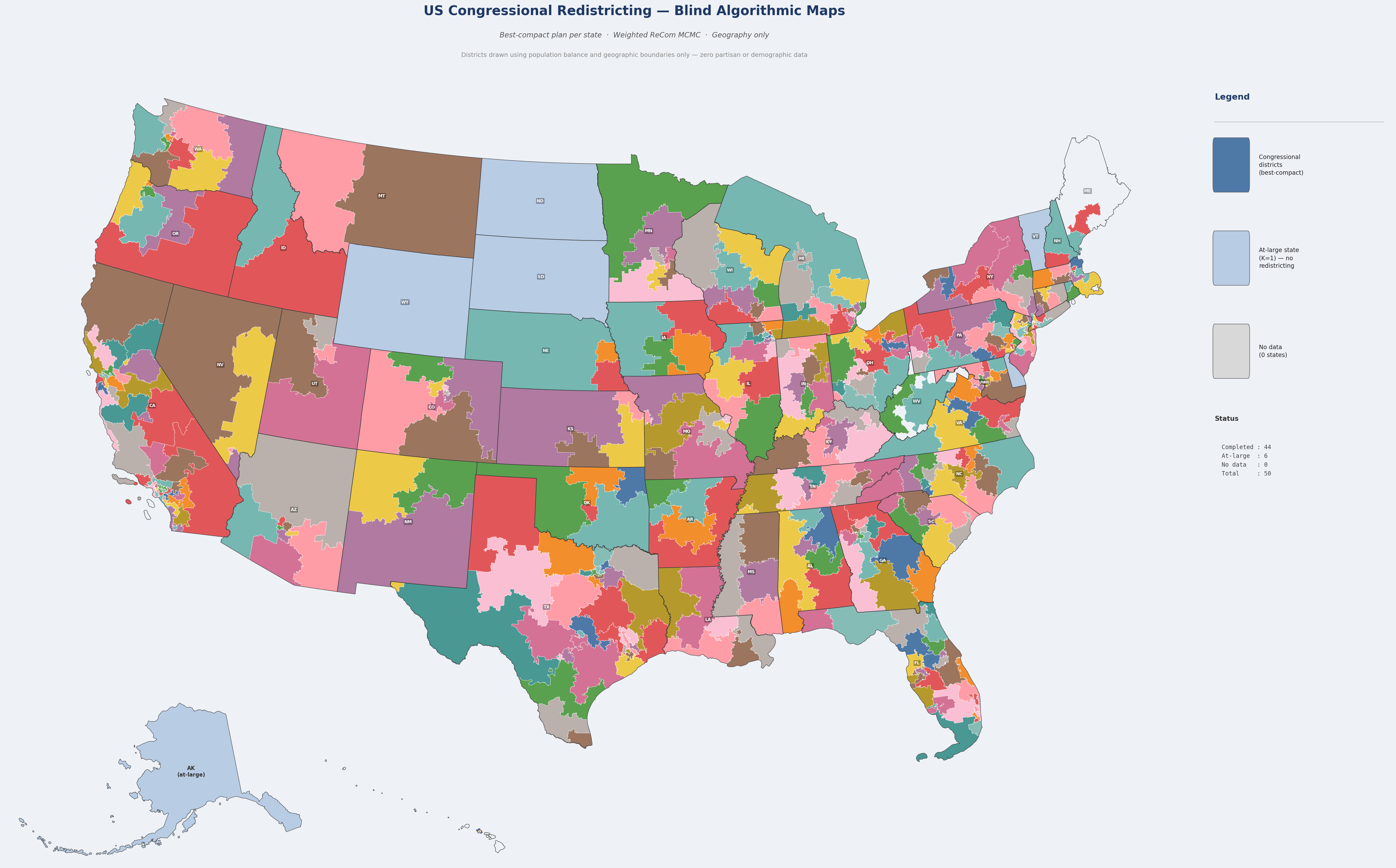 US Congressional Redistricting National Map